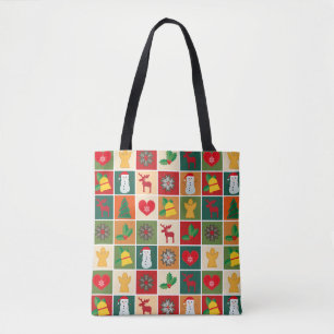 christmas time tote bag