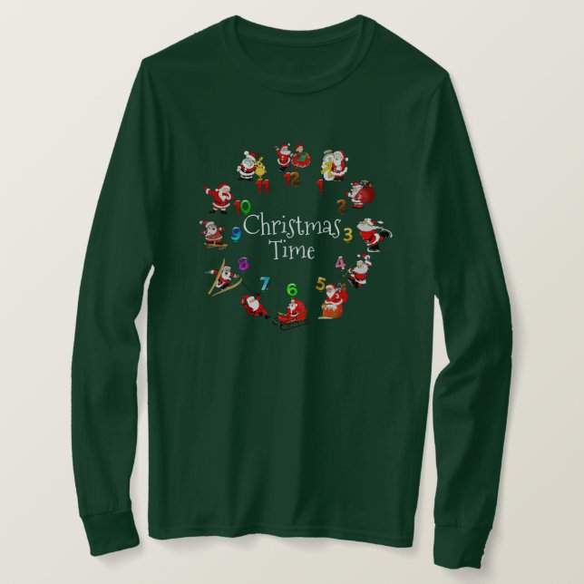 Christmas Time Ugly T-Shirt (Design Front)
