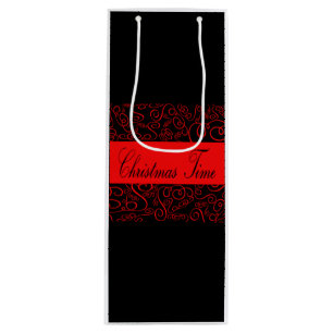 Christmas Time Wine Gift Bag