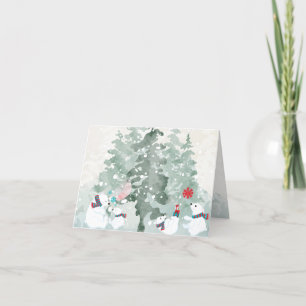 Christmas Time with Polar Bears Holiday Card
