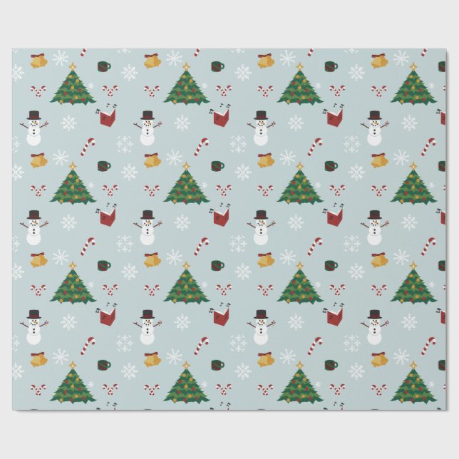 Christmas Time Wrapping Paper (Flat)