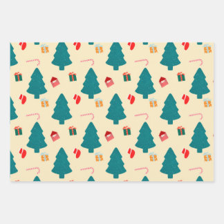 Christmas Time Wrapping Paper Sheet
