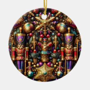CHRISTMAS ~ Tin Soldiers 19th Century ~ Ceramic Tree Decoration