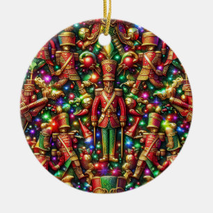 CHRISTMAS ~ Tin Soldiers 19th Century ~ Ceramic Tree Decoration