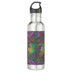 Christmas Tinsel peacock Feathers 710 Ml Water Bottle