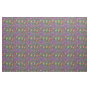 Christmas Tinsel Peacock Feathers Fabric
