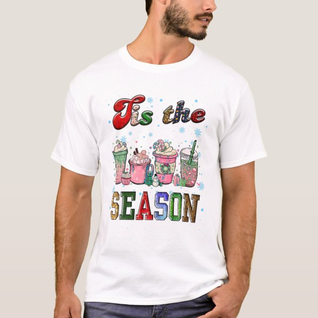 Christmas Tis The Season Christma T-Shirt (Front)