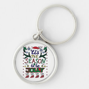 Christmas Tis The Season Key Ring