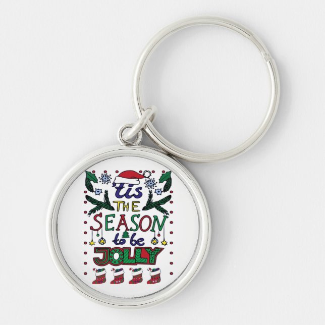 Christmas Tis The Season Key Ring (Front)