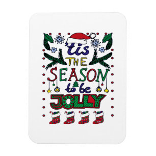 Christmas Tis The Season Magnet