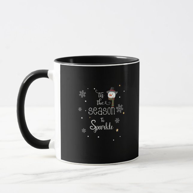 Christmas Tis The Season To Sparkle  Mug (Left)
