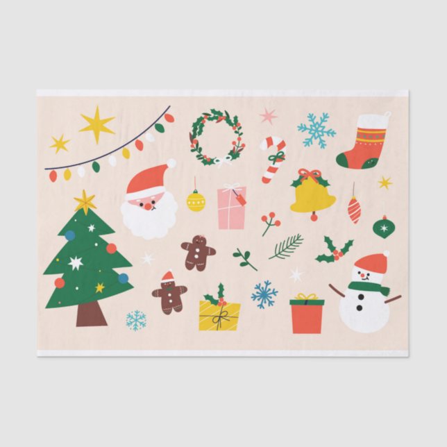 Christmas Tissue Paper (Front)
