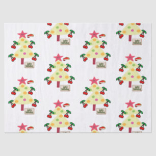 Christmas Tissue Paper Cherries Jolly Holidays