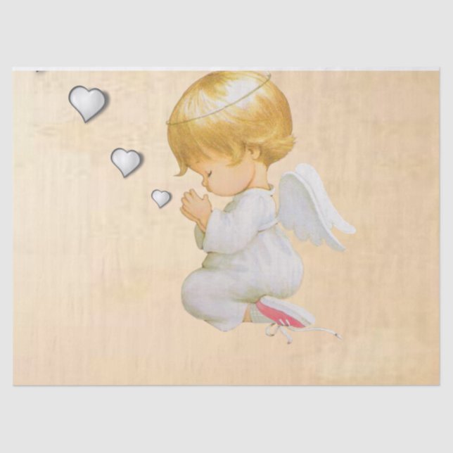 Christmas Tissue Paper, Christmas Angel Tissue Paper (Front)