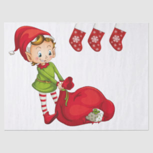 Christmas Tissue Paper, Elf Paper