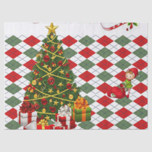 Christmas Tissue Paper, Elf Paper