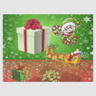 Christmas Tissue Paper, Elf Tissue Paper