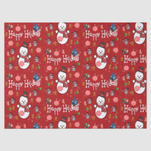 Christmas Tissue Paper, Happy Holidays Paper