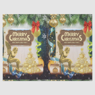 Christmas Tissue Paper, Merry Christmas, Angel Tissue Paper