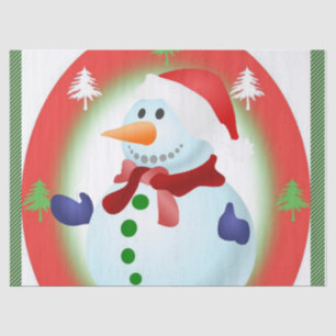 Christmas Tissue Paper, Snowman Tissue Paper