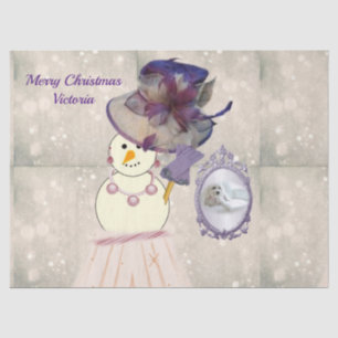Christmas Tissue Paper, Snowman Tissue Paper
