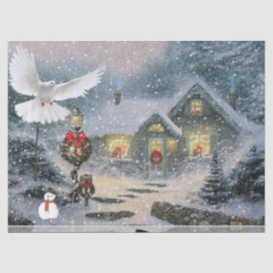 Christmas Tissue Paper, Snowman Tissue Paper