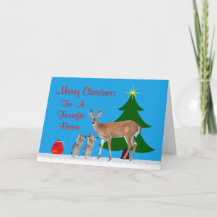 Christmas To Boss Greeting Card
