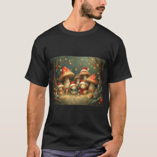 Christmas Toadstools and Guests T-Shirt