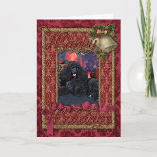 Christmas - Toby - Poodle Holiday Card