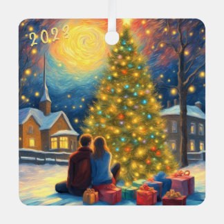 Christmas Together - 2023 Metal Tree Decoration