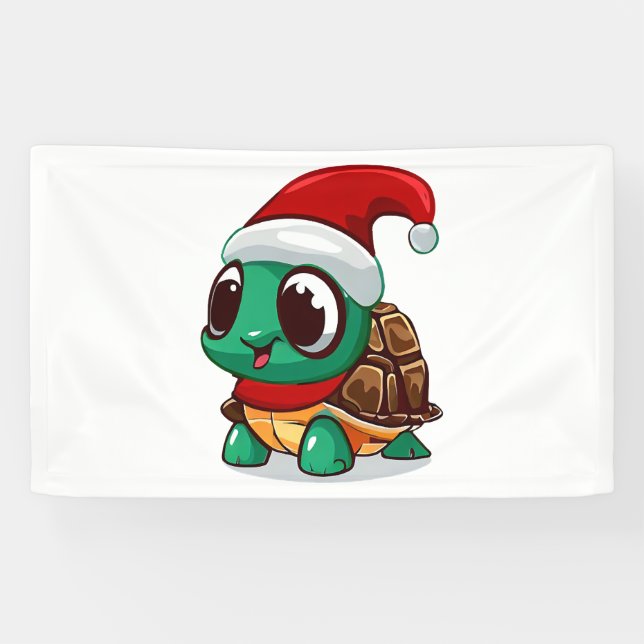 Christmas tortoise banner (Horizontal)