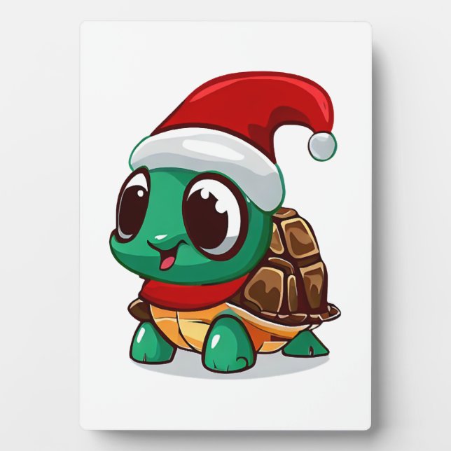 Christmas tortoise plaque (Front)