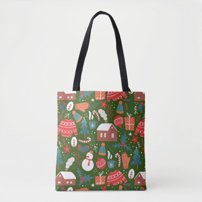 Christmas  tote bag (Front)