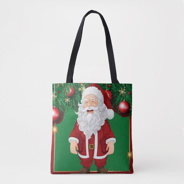 Christmas  tote bag (Merry Christmas Santa Claus Shopping Tote bag!)