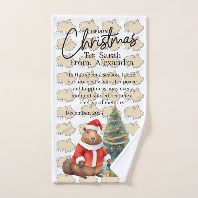 christmas towels (Hand Towel)