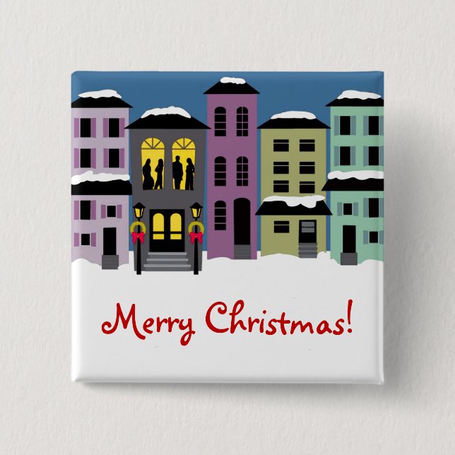 Christmas Town ~ Buttons (Front)