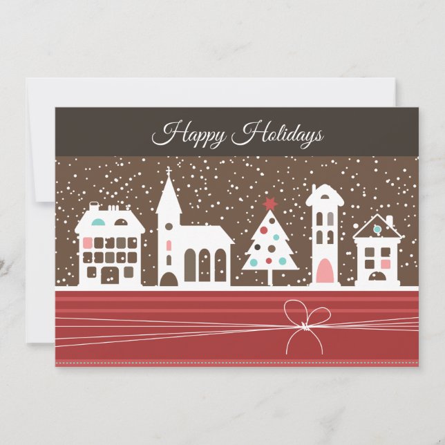 Christmas Town Card (Front)