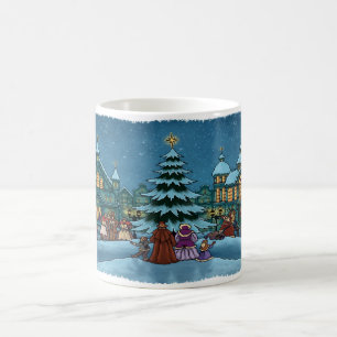 christmas town mug basic