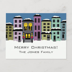 Christmas Town ~ Postcard Modern