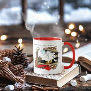 Christmas Toy Box Cat Mug