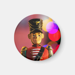 Christmas toy soldier figurine SlipperyJoe gay pri Magnet