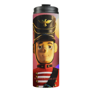 Christmas toy soldier figurine SlipperyJoe gay pri Thermal Tumbler