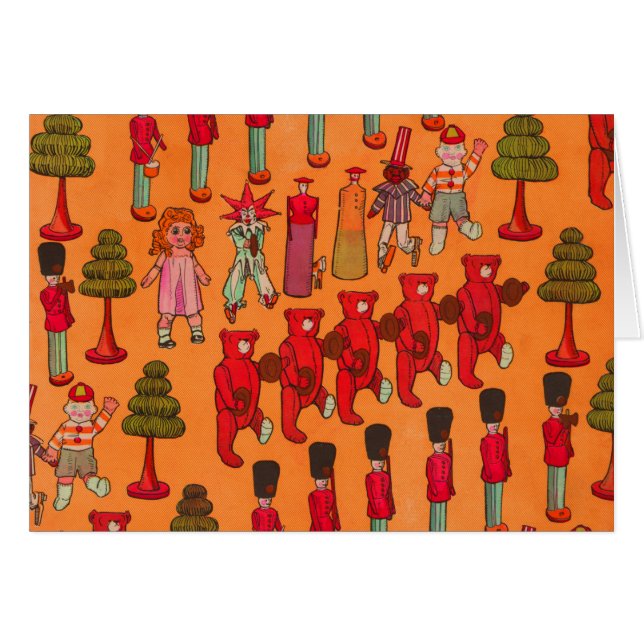 Christmas Toy Vintage Children Play (Front Horizontal)