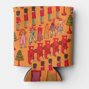 Christmas Toy Vintage Children Play Can Cooler