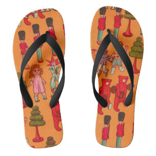 Christmas Toy Vintage Children Play Jandals