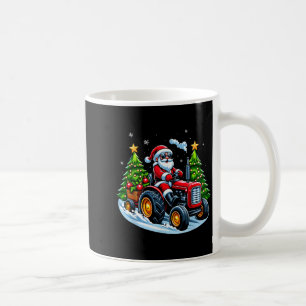 Christmas Tractor Santa Xmas Farm Truck Men Boys K Coffee Mug