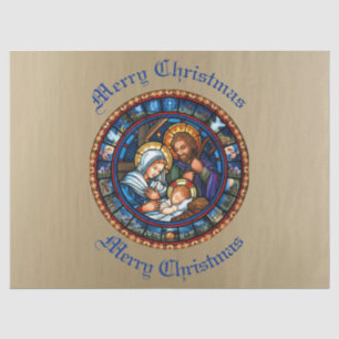 Christmas Traditional Nativity Scene Tissue Paper