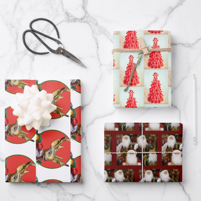 Christmas Traditions  Wrapping Paper Sheet (Front)