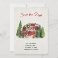 Christmas Trailer Camper Outdoorsy Theme