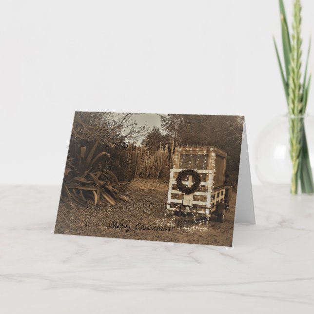 Christmas trailer holiday card (Front)